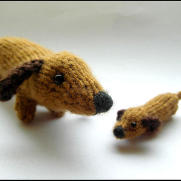 Mommy and Baby Dachshund