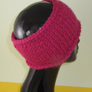Simple Unisex Super Chunky 2 Button Headband