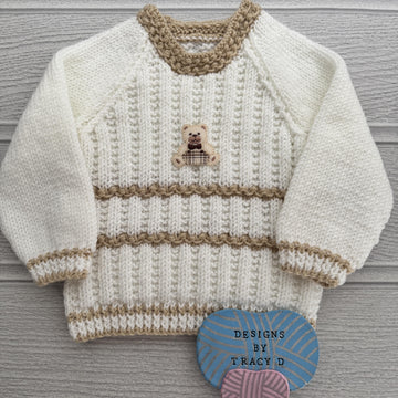 Danny Baby sweater and Hat 18"-22" chest size