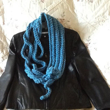 Blue Lagoon Chunky Scarf