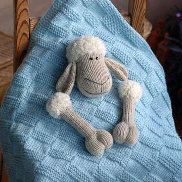 Baby Sheep Toy Blanket