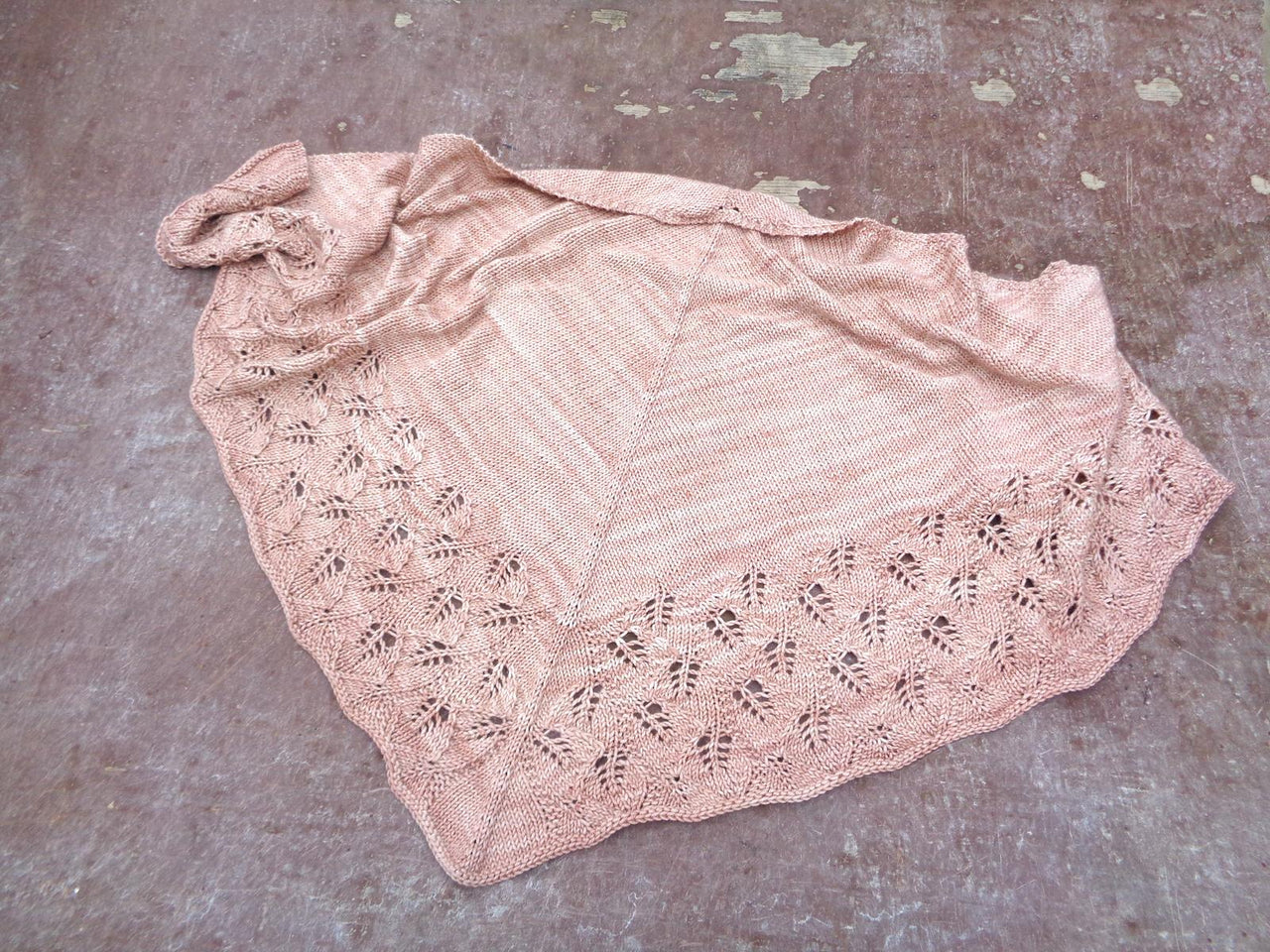 Dusty Rose Shawl