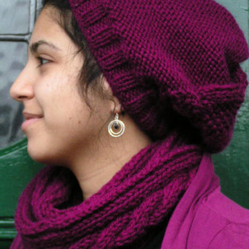Versatile Cable Scarf/  Snood