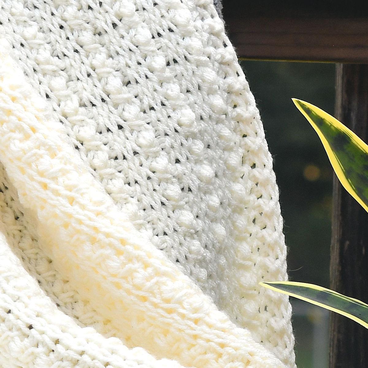 Tunisian Mini Cables Afghan