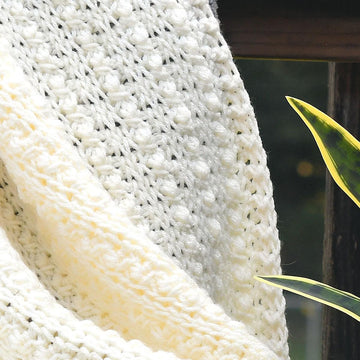 Tunisian Mini Cables Afghan