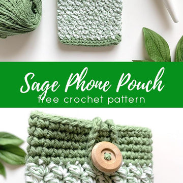 Sage Phone Pouch