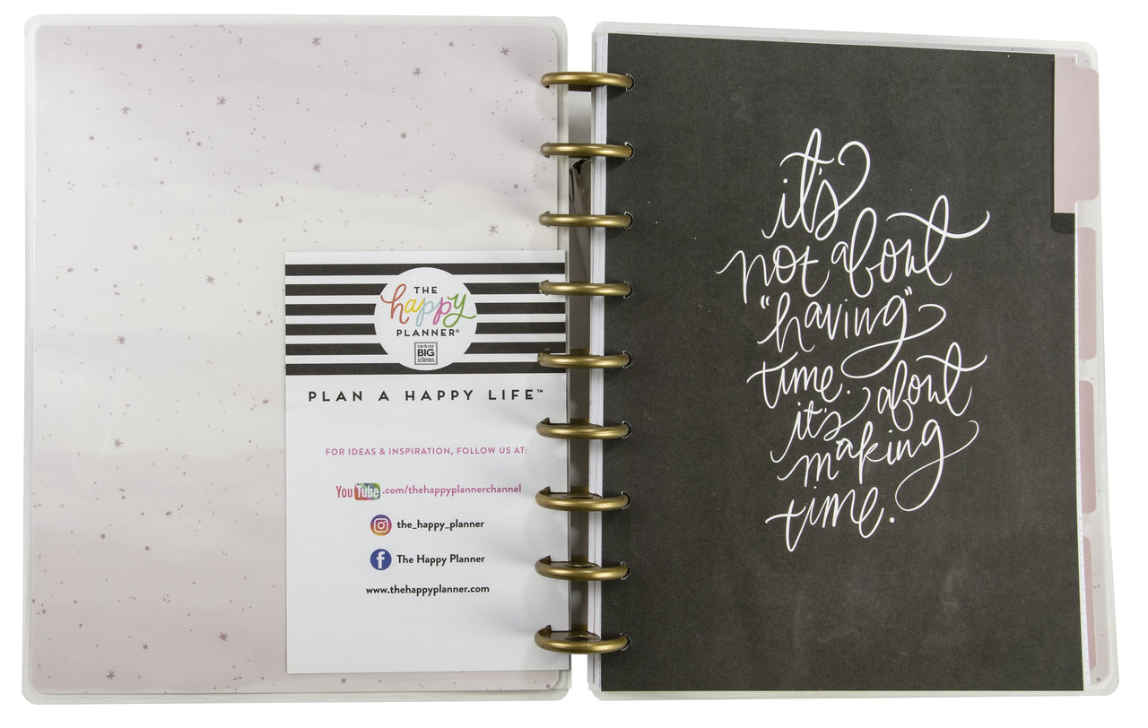 Happy Planner Medium Journaling Notebook W/80 Sheets - Go After Your Dreams
