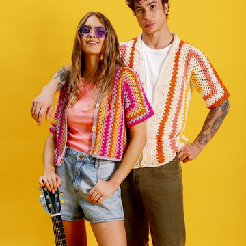 Duet Ladies and mens crochet shirt Pattern