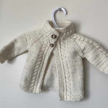 Gently Cabled Baby Cardigan
