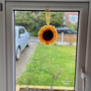 Sunflower Wall Hanging & Brooch