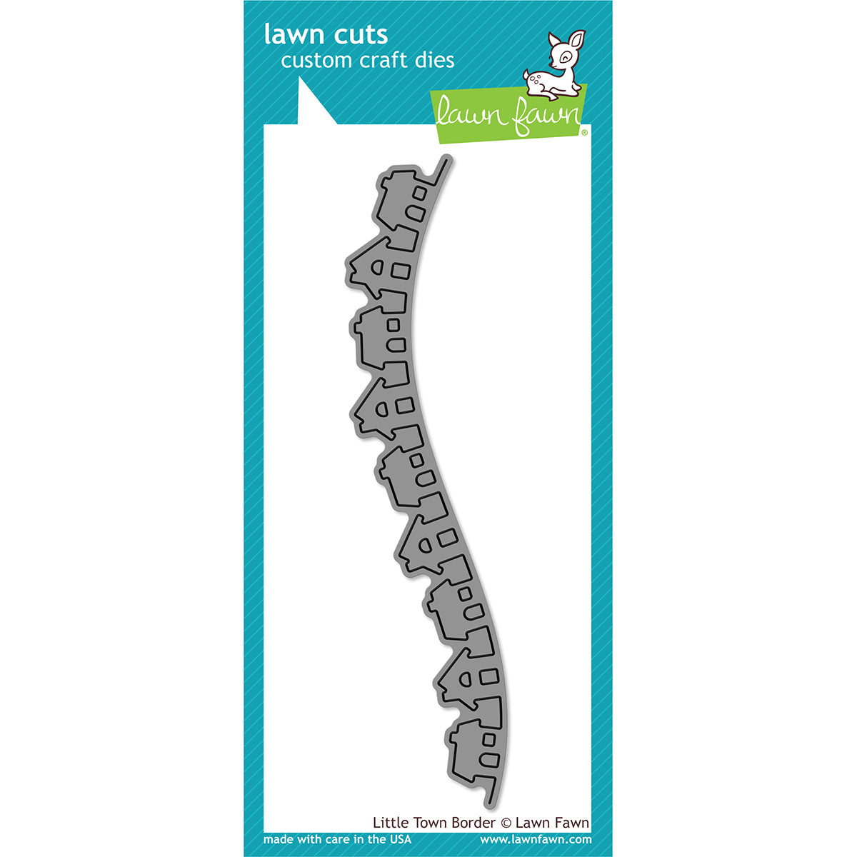 Lawn Fawn Lawn Cuts Custom Craft Border Die - Little Town