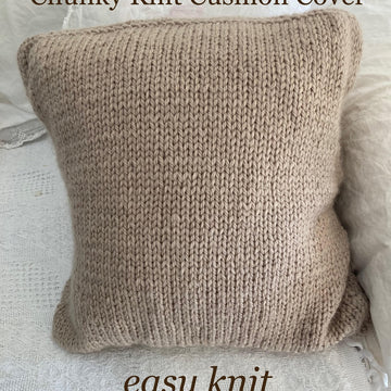 Chunky Knit Cushion Cover