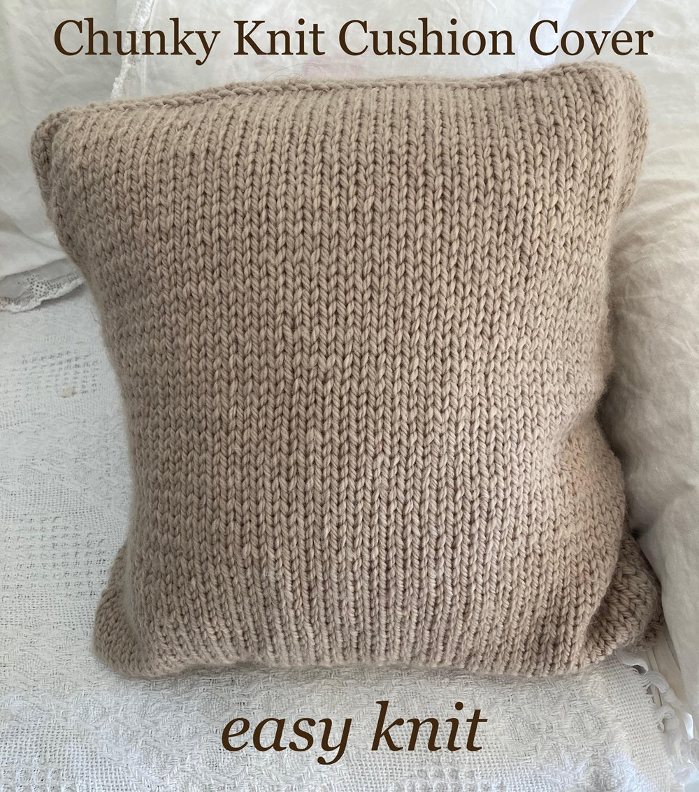 Chunky Knit Cushion Cover