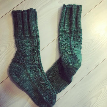 Mixture worsted socks