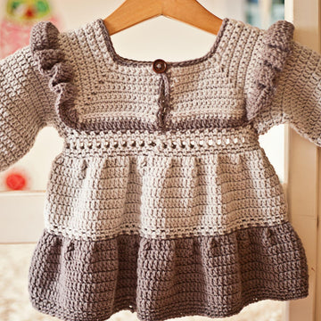 Heather Tiered Dress with Frills