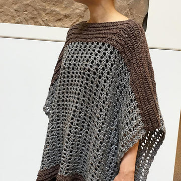 Crochet Poncho Pattern: Easy-Peasy Two Rectangle Poncho