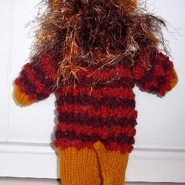 Child's Snazzy Sweater & Toy Lion Set