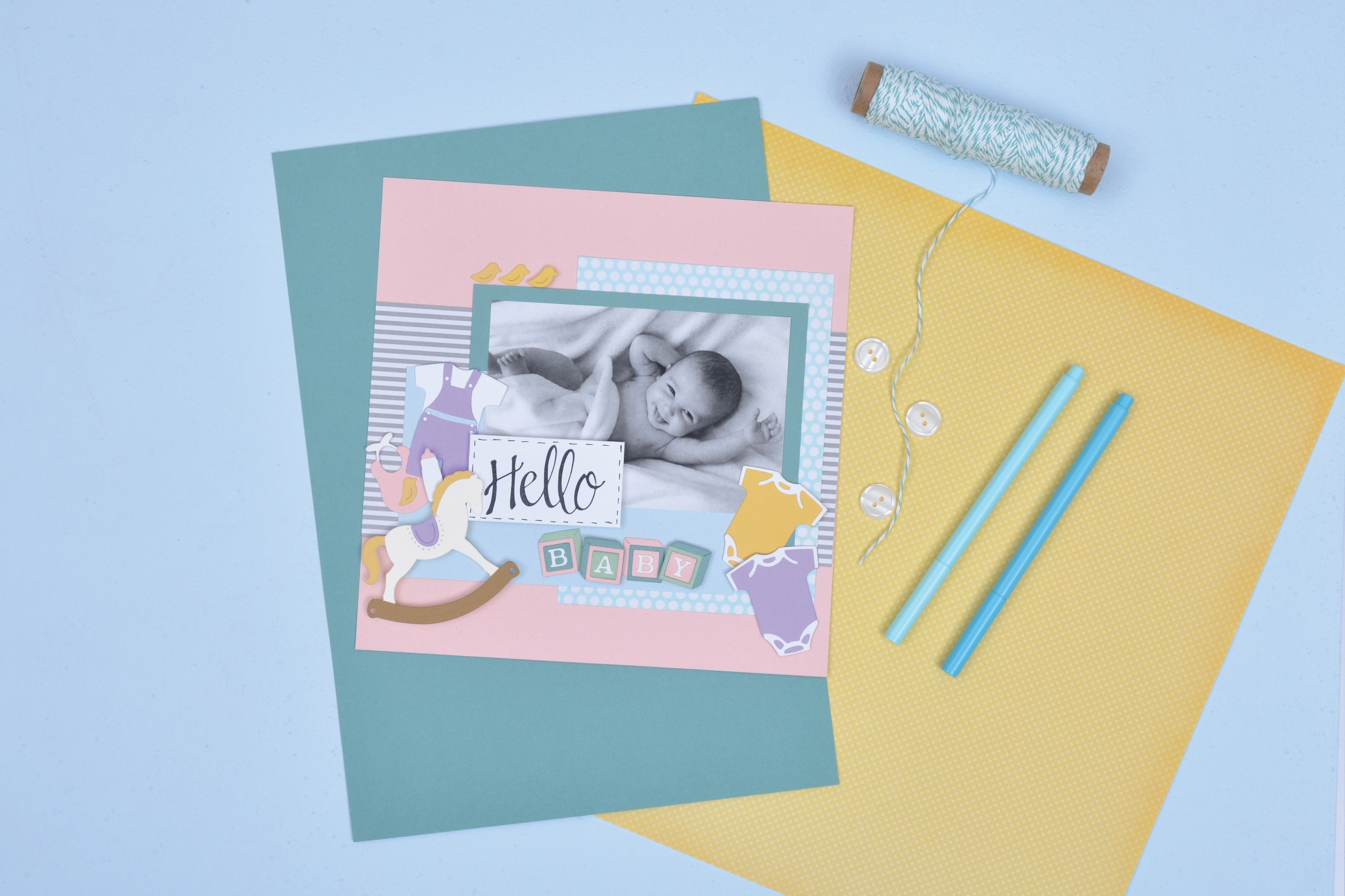 Sizzix Thinlits Dies By Lisa Jones - New Baby #2