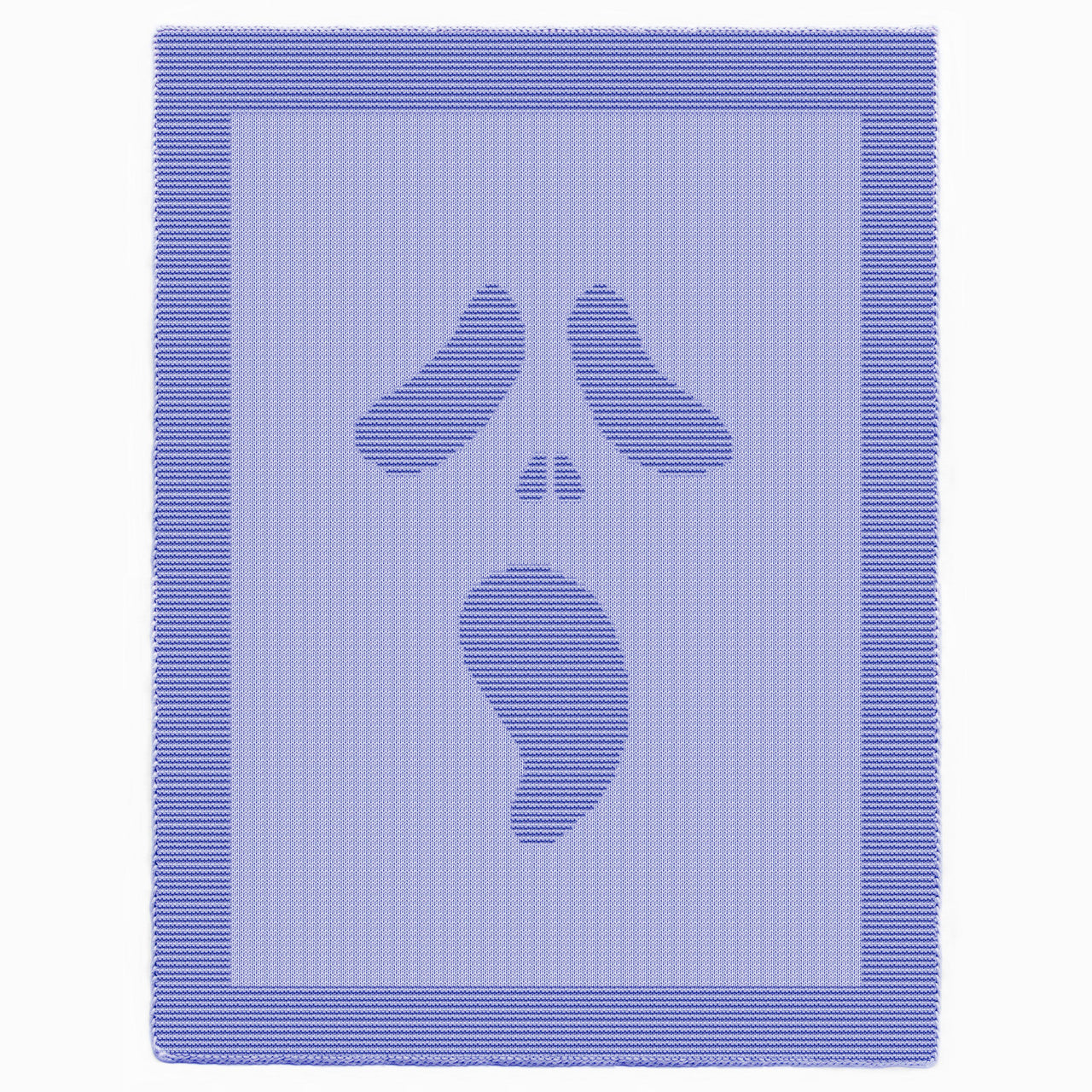 Ghostface blanket Knitting Pattern, Knit and Purl only Halloween motif