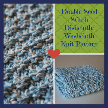 Double Seed Stitch Dishcloth
