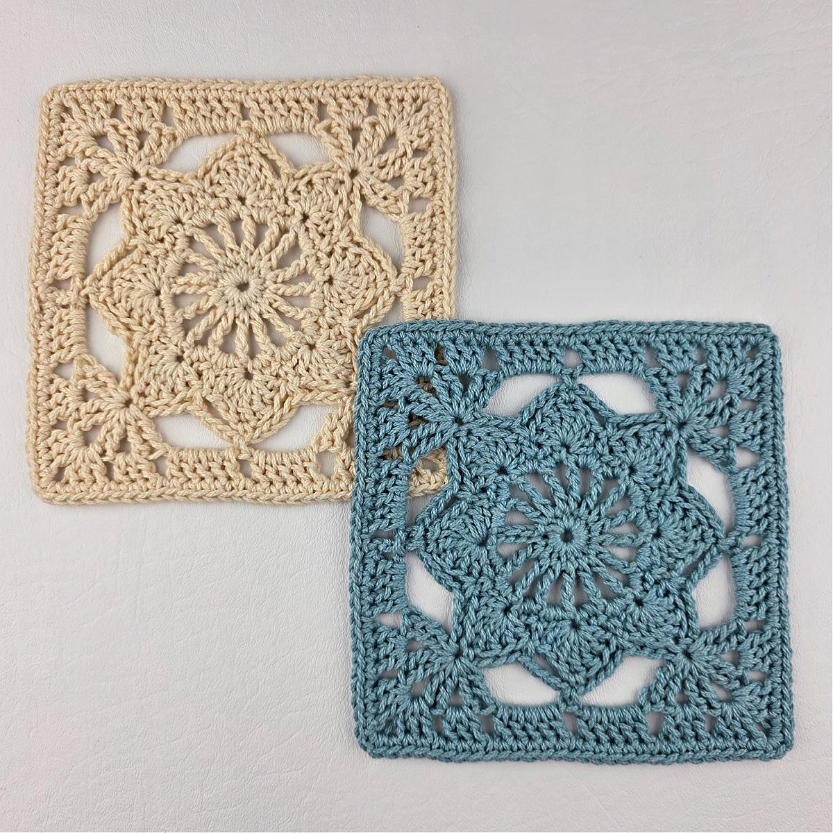 Aisling Crochet Motif Square
