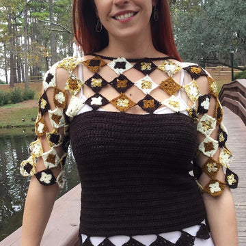 Angled Blocks Pullover