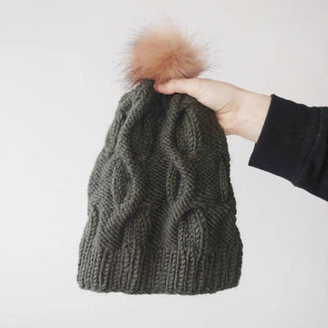 Upside Down cable hat