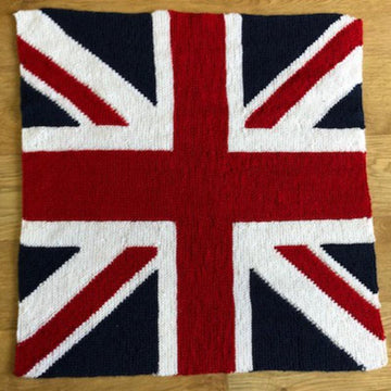 Union Jack Flag Lap Blanket