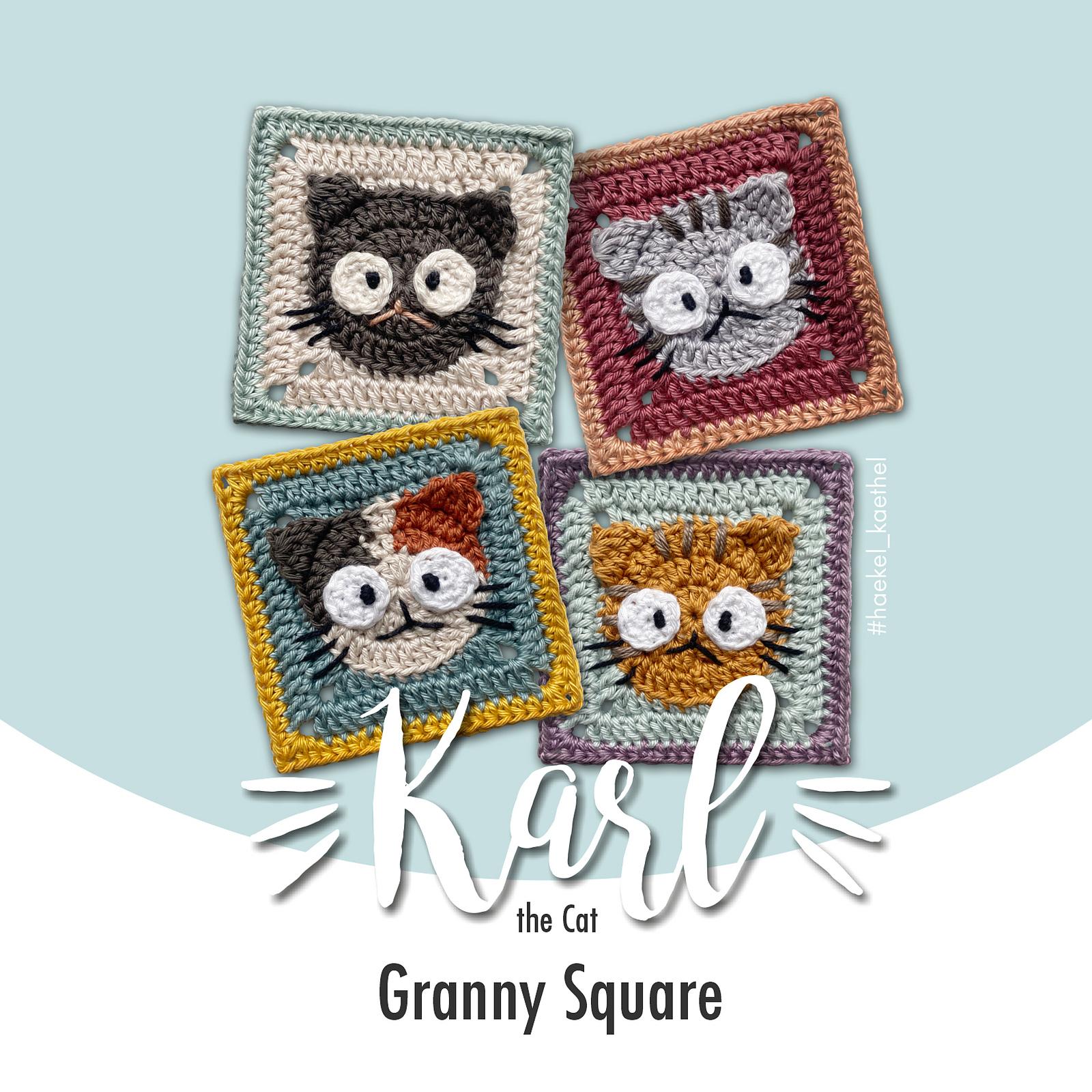 Karl the Cat - Granny Square