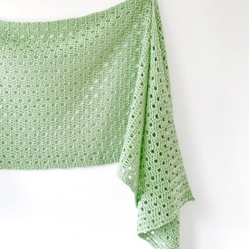Dewdrop Sideways Shawl