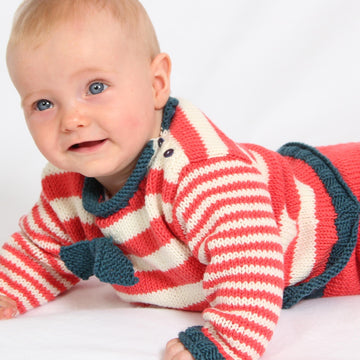 Strickanleitung Babypullover Hanna & Hannes in den Größen 62 bis 92, für mutige Anfänger