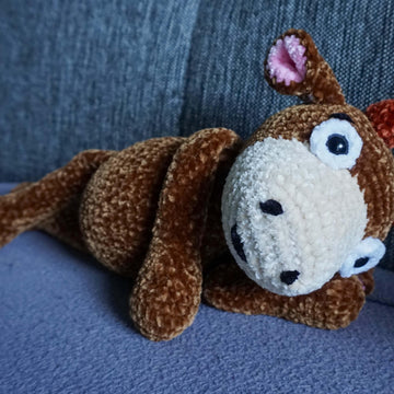 Crochet pattern little calf Matilda