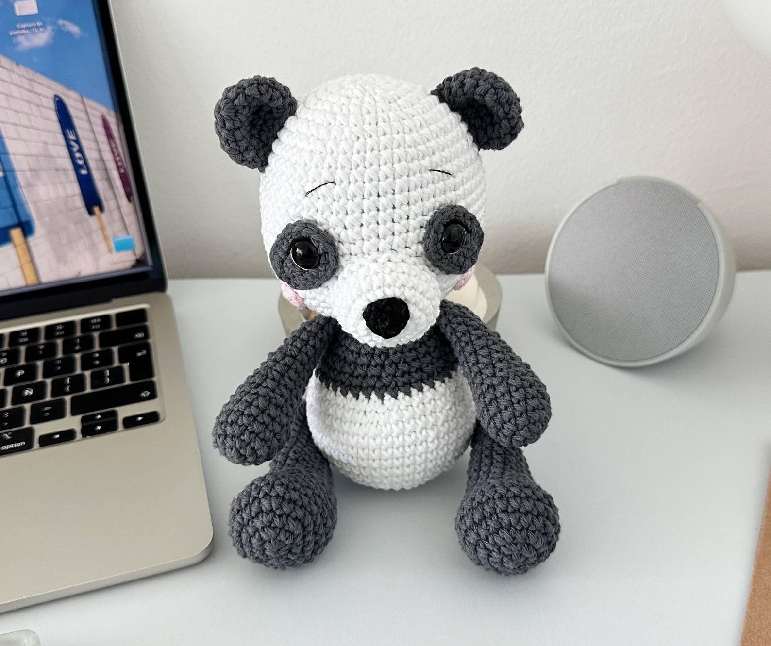 Panda Amigurumi Crochet Pattern PDF – Panda Soft Toy, Stuffed Animal Tutorial