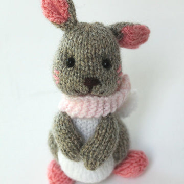 Grey bunny and little mouse