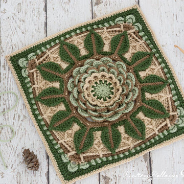 Desert Rose Afghan Square