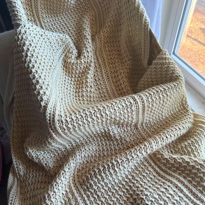 Vanilla vista Easy crochet blanket
