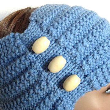 Knitting PATTERN Headband Womens Ear Warmer