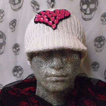 BIG HEART BEANIECAP KNITTING PATTERN - MADMONKEYKNITS