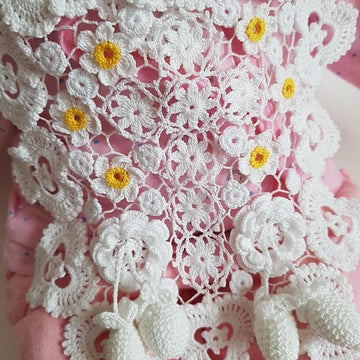 Lace bib for baby