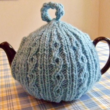 Cable & Rib Tea Cozy