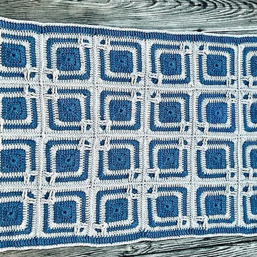 Breeze Block Afghan