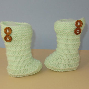 Easy Baby Stripey High Top Booties