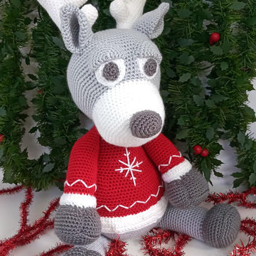 Crochet Reindeer Pattern Blitzen