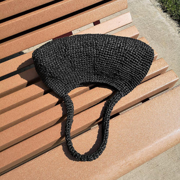 Nadège Raffia Purse