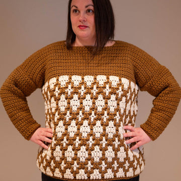 Mosaic Crochet Sweater