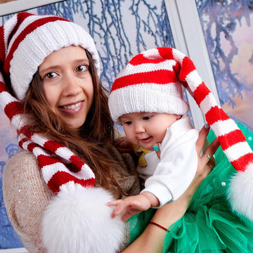 Striped Santa Hat