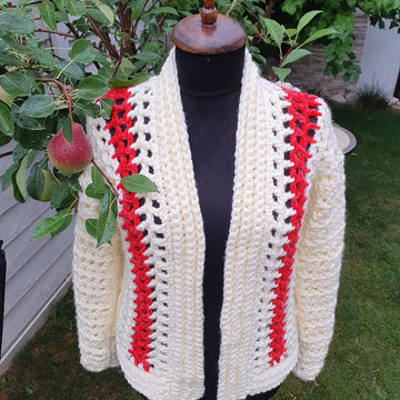 Crochet simple jacket