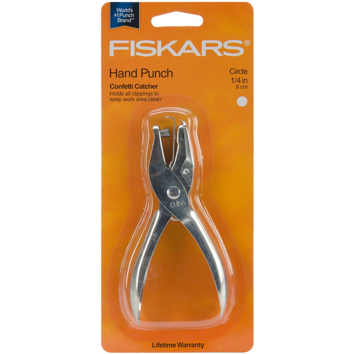 Fiskars All Metal Hand Punch - Round, .25"
