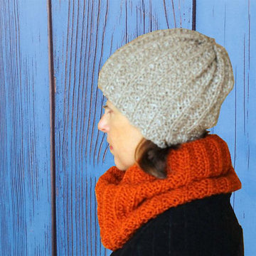 Seeded Rib Knit Hat