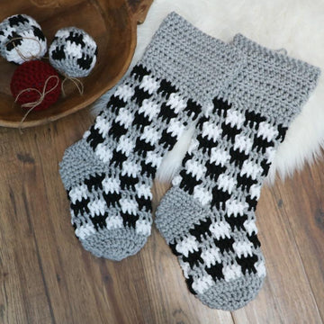 Rustic Farmhouse Plaid Stocking